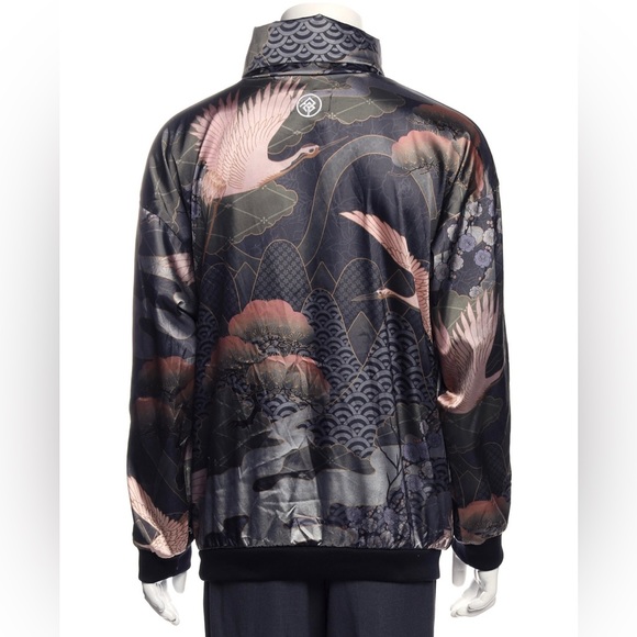 Adidas Printed Mock Neck Sweatshirt - Picture 6 of 7